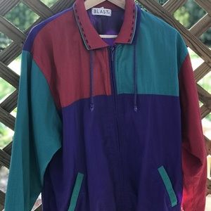 vintage 80's/90's windbreaker jacket by BLAST